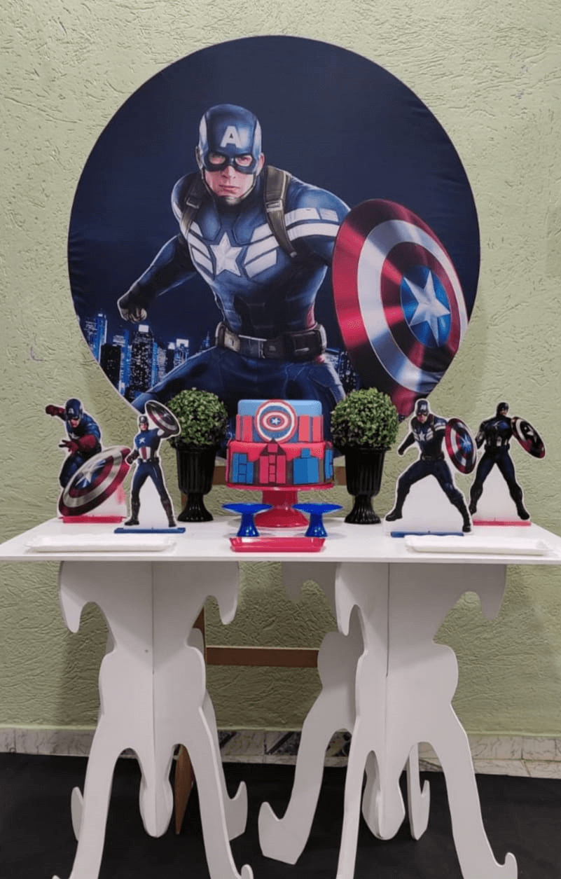 pague e monte capitaão america